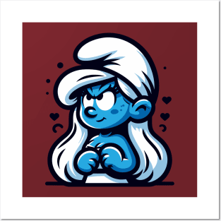 smurfette 2 Posters and Art